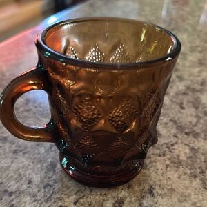 Amber Glass Mug